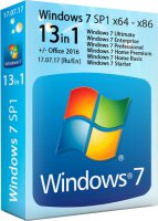 Windows 7 SP1 13in1 сборка 2017